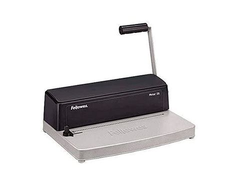 Encadernadora fellowes para espiral metalica 25 perfura 10 folhas formato a4 encaderna ate 450 folhas , Fellowes , 150191 , 043859553389